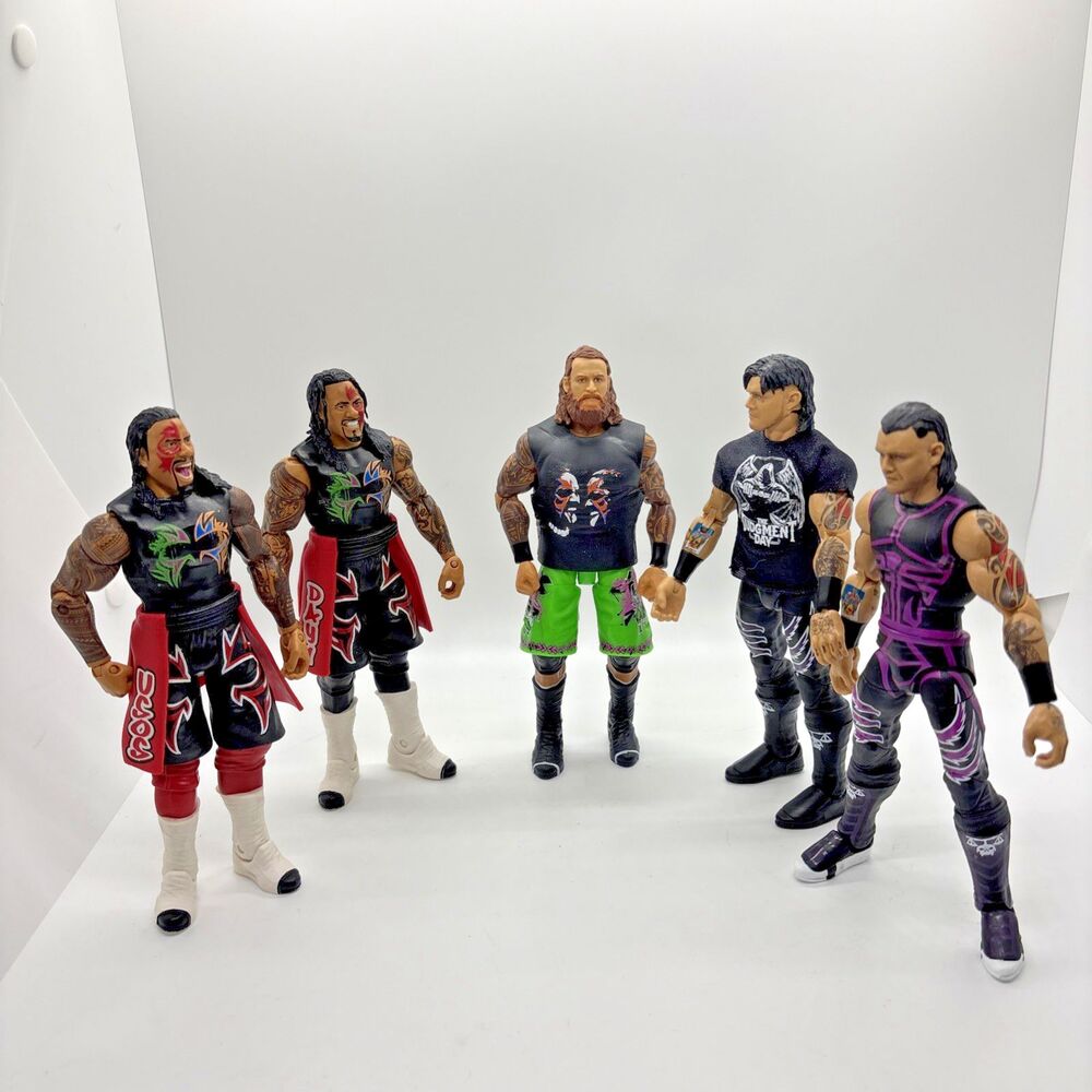 WWE Action Figure  5 - Usos Jey & Jimmy, Judgment Day Priest, Dominik, Riddle